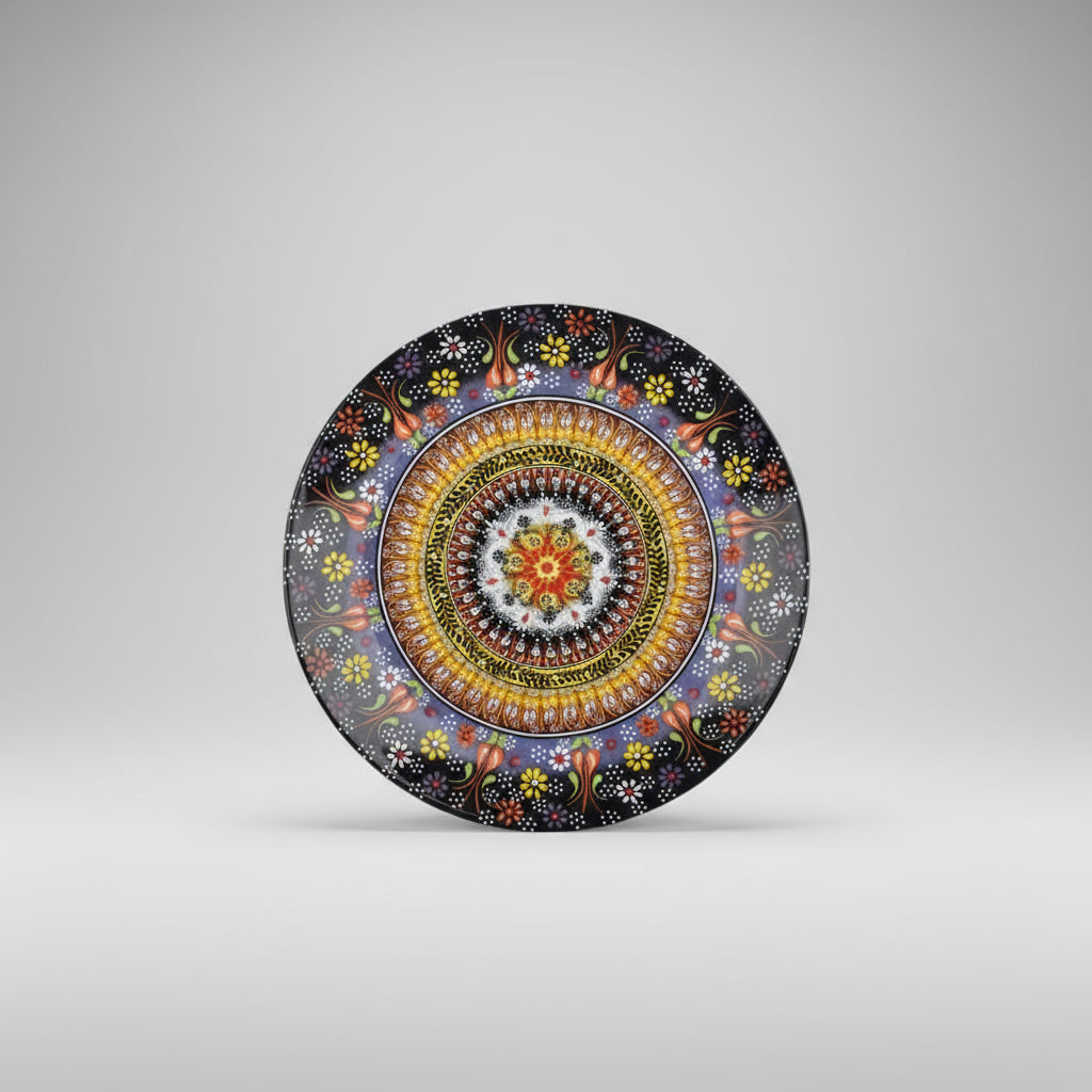 Plato decorativo persa negro